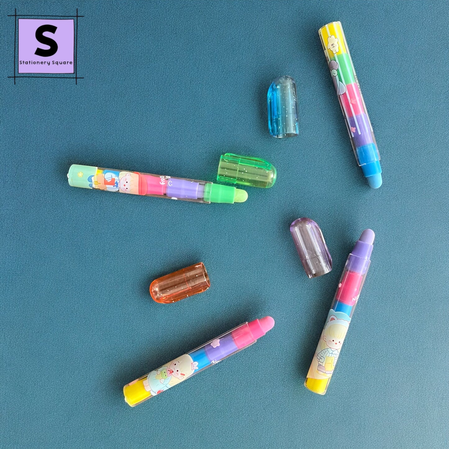 Multicolour Bullet Eraser