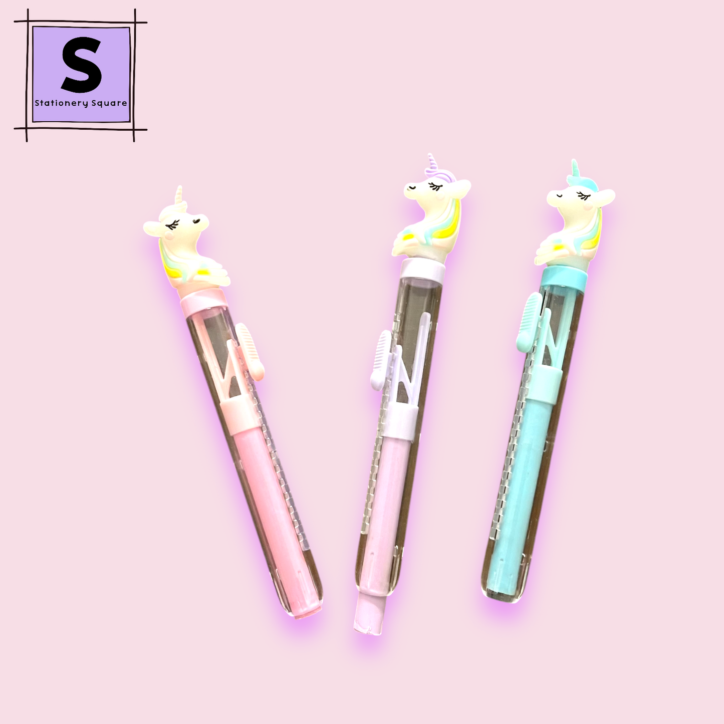 Unicorn Push & Pull Eraser