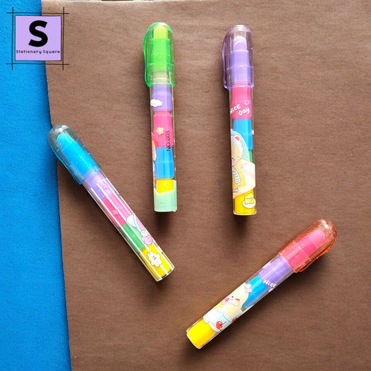 Multicolour Bullet Eraser