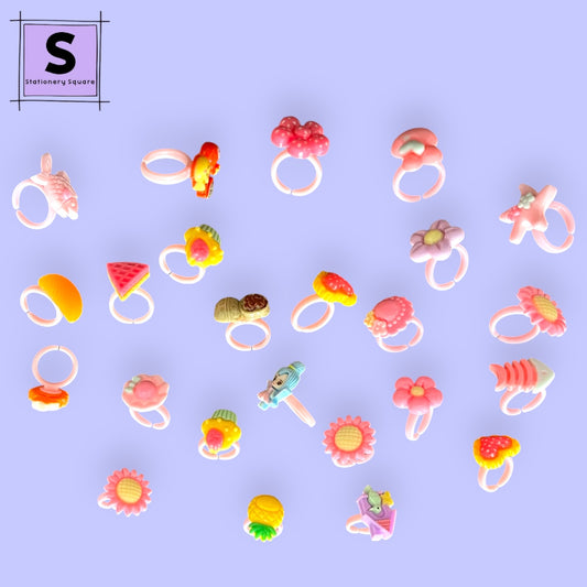 Playful Paradise Girls Rings