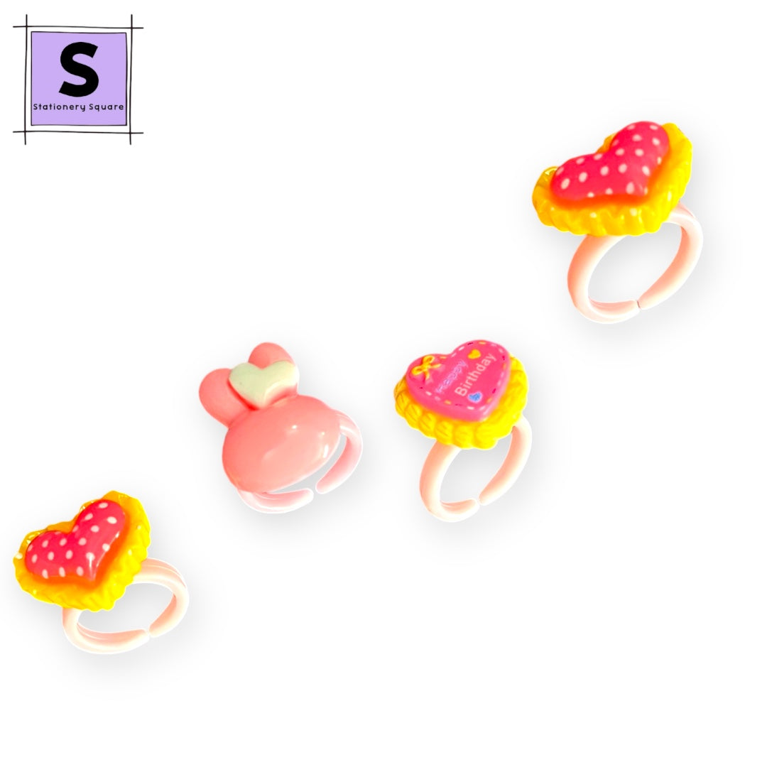 Playful Paradise Girls Rings